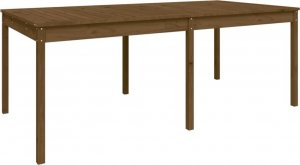 vidaXL vidaXL Stół ogrodowy, miodowy brąz, 203,5x100x76 cm, drewno sosnowe 2
