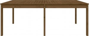 vidaXL vidaXL Stół ogrodowy, miodowy brąz, 203,5x100x76 cm, drewno sosnowe 5