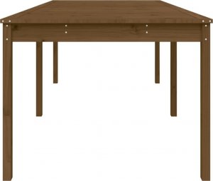 vidaXL vidaXL Stół ogrodowy, miodowy brąz, 203,5x100x76 cm, drewno sosnowe 6