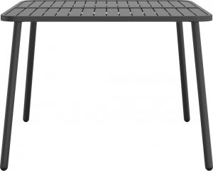vidaXL vidaXL Stolik ogrodowy, antracytowy, 100x100x71 cm, stal 4