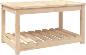 vidaXL vidaXL Stolik ogrodowy, 82,5x50,5x45 cm, lite drewno sosnowe 2
