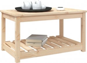 vidaXL vidaXL Stolik ogrodowy, 82,5x50,5x45 cm, lite drewno sosnowe 4