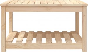 vidaXL vidaXL Stolik ogrodowy, 82,5x50,5x45 cm, lite drewno sosnowe 5