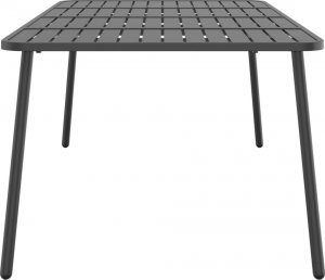 vidaXL vidaXL Stolik ogrodowy, antracytowy, 200x100x71 cm, stalowy 4