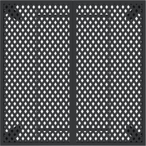 vidaXL vidaXL Stół ogrodowy, antracytowy, 100x100x72 cm, stal 5