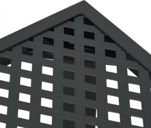 vidaXL vidaXL Stół ogrodowy, antracytowy, 100x100x72 cm, stal 6