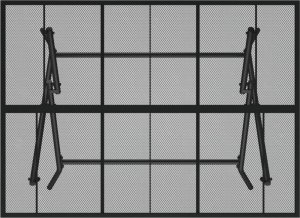 vidaXL Składany stół ogrodowy, antracytowy, 110x80x72 cm, stal 6