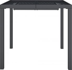 vidaXL vidaXL Stolik ogrodowy, antracytowy, 80x80x72 cm, stal 3