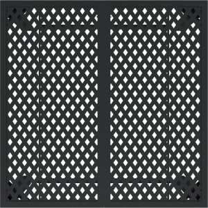 vidaXL vidaXL Stolik ogrodowy, antracytowy, 80x80x72 cm, stal 5