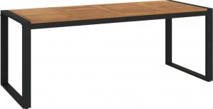 vidaXL vidaXL Stół ogrodowy z nogami w kształcie U, 200x90x75 cm, akacja 2