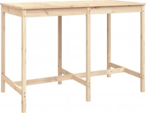 vidaXL vidaXL Stół ogrodowy, 159,5x82,5x110 cm, lite drewno sosnowe 2