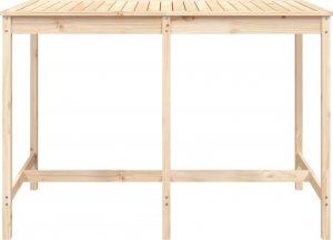vidaXL vidaXL Stół ogrodowy, 159,5x82,5x110 cm, lite drewno sosnowe 4