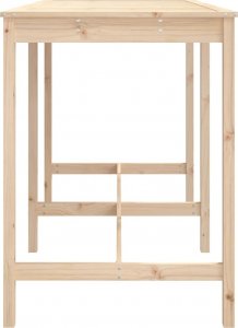 vidaXL vidaXL Stół ogrodowy, 159,5x82,5x110 cm, lite drewno sosnowe 5