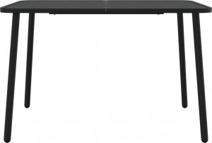 vidaXL vidaXL Stół ogrodowy, antracytowy, 110x80x71 cm, stalowy 3