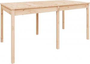 vidaXL vidaXL Stół ogrodowy, 159,5x82,5x76 cm, lite drewno sosnowe 2