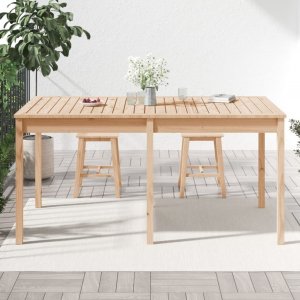 vidaXL vidaXL Stół ogrodowy, 159,5x82,5x76 cm, lite drewno sosnowe 3
