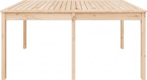 vidaXL vidaXL Stół ogrodowy, 159,5x82,5x76 cm, lite drewno sosnowe 5