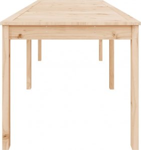 vidaXL vidaXL Stół ogrodowy, 159,5x82,5x76 cm, lite drewno sosnowe 6