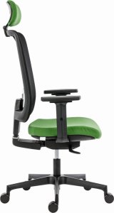 Krzesło biurowe Powerton Powerton Ergonomiczny fotel biurowy Lucie, Zielony 3