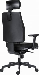 Krzesło biurowe Powerton Powerton Ergonomiczny fotel biurowy Jana, Czarny 4