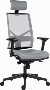 Krzesło biurowe Powerton Powerton Ergonomiczny fotel biurowy Marie, Czarny 2