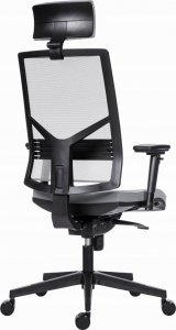 Krzesło biurowe Powerton Powerton Ergonomiczny fotel biurowy Marie, Czarny 4