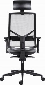 Krzesło biurowe Powerton Powerton Ergonomiczny fotel biurowy Marie, Czarny 5