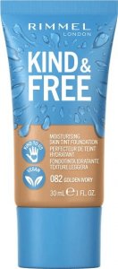 Rimmel  RIMMEL_Kind &amp; Free Skin Tint Moisturising Foundation podkład nawilżający 082 Golden Ivory 30ml 1