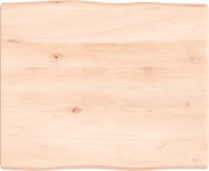 vidaXL vidaXL Blat biurka, 60x50x4 cm, surowe lite drewno dębowe 1