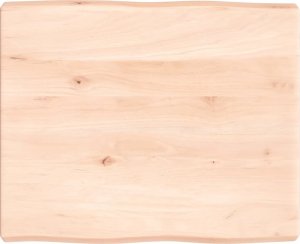 vidaXL vidaXL Blat biurka, 60x50x6 cm, surowe lite drewno dębowe 1