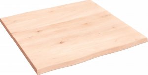 vidaXL vidaXL Blat biurka, 60x60x2 cm, surowe lite drewno dębowe 2