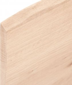vidaXL vidaXL Blat biurka, 60x60x2 cm, surowe lite drewno dębowe 3