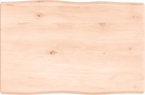 vidaXL vidaXL Blat biurka, 60x40x4 cm, surowe lite drewno dębowe 1