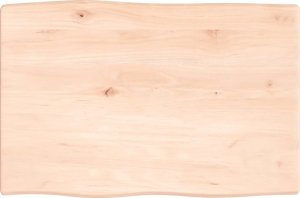vidaXL vidaXL Blat biurka, 60x40x2 cm, surowe lite drewno dębowe 1