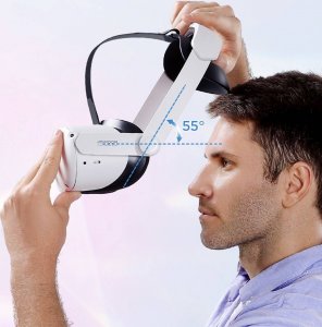 Gogle VR Joyroom Joyroom Oculus Quest 2 Regulowana Elastyczna Opaska JR-QS1 7