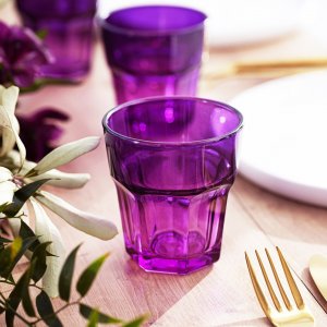 Trend Glass Szklanki do wody i napojów Gigi ombre fioletowe 280 ml 13