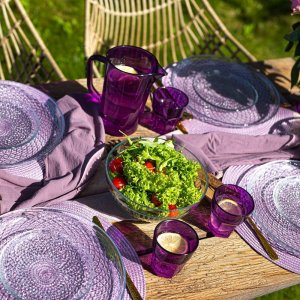 Trend Glass Szklanki do wody i napojów Gigi ombre fioletowe 280 ml 6