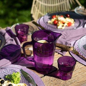 Trend Glass Szklanki do wody i napojów Gigi ombre fioletowe 280 ml 10