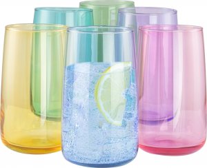 Trend Glass Szklanki do wody i napojów Penelope Vibrant Joy 520 ml 1