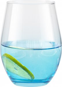 Trend Glass Szklanki do wody i napojów Phoebe ombre niebieskie 624 ml 2