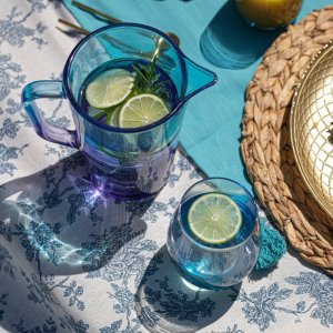 Trend Glass Szklanki do wody i napojów Phoebe ombre niebieskie 624 ml 9