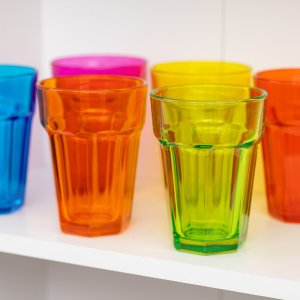 Trend Glass Szklanki do wody i napojów Gigi Colorful Boom 425 ml 11