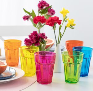 Trend Glass Szklanki do wody i napojów Gigi Colorful Boom 425 ml 4