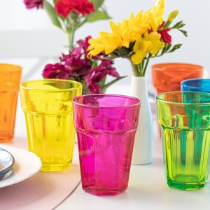 Trend Glass Szklanki do wody i napojów Gigi Colorful Boom 425 ml 5