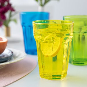 Trend Glass Szklanki do wody i napojów Gigi Colorful Boom 425 ml 6