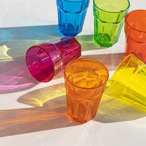 Trend Glass Szklanki do wody i napojów Gigi Colorful Boom 425 ml 8