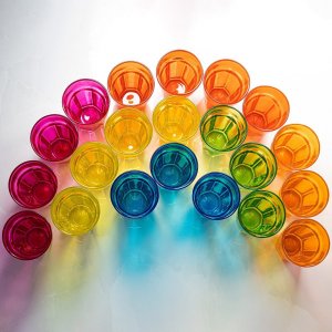 Trend Glass Szklanki do wody i napojów Gigi Colorful Boom 425 ml 10