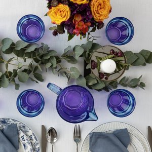 Trend Glass Szklanki do wody i napojów Gigi ombre fioletowo - niebieskie 425 ml 7