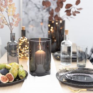 Trend Glass Wazon, cylinder, lampion Magnolia Smoky 4