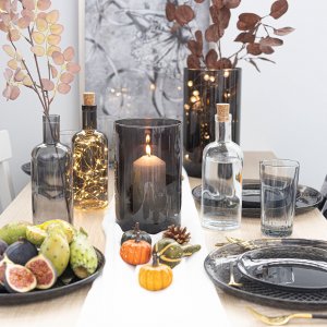 Trend Glass Wazon, cylinder, lampion Magnolia Smoky 6